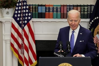 Joe Biden im weißen Haus: "Wir greifen Russland nicht an."