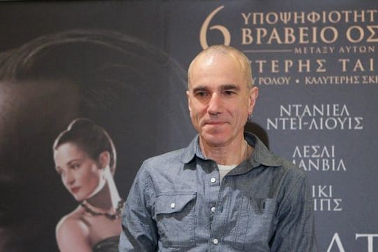 Daniel Day-Lewis bei der Premiere von "Der seidene Faden" in Athen.