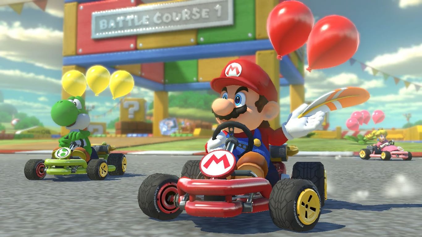 "Super Mario Kart 8 Deluxe" ist Nintendos zeitloser Rennspaß für Bleifußfreunde jeden Alters.