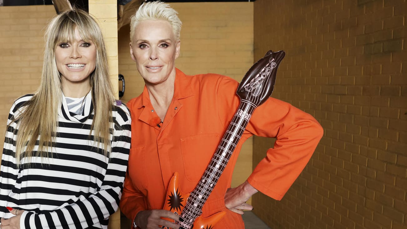 Heidi Klum und Brigitte Nielsen: Bei GNTM waren die beiden plötzlich in Knastoutfits zu sehen.