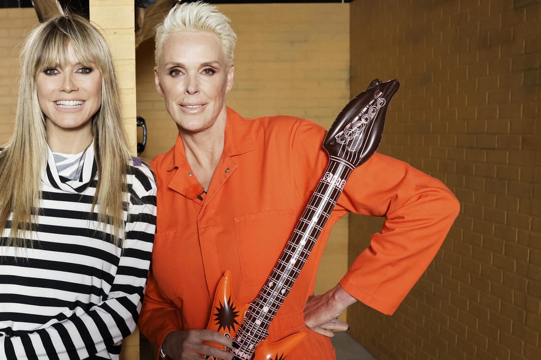 Heidi Klum und Brigitte Nielsen: Bei GNTM waren die beiden plötzlich in Knastoutfits zu sehen.