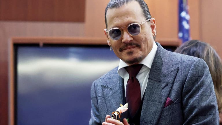 Johnny Depp am 28. April 2022 im Gerichtssaal in Fairfax, Virginia