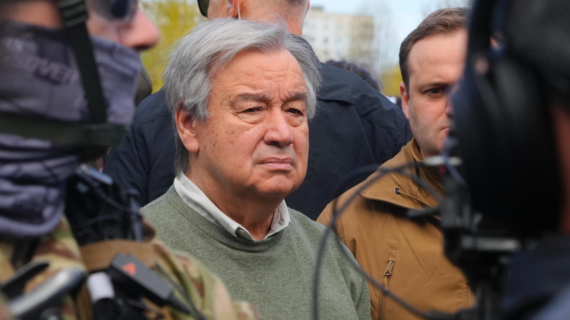 Guterres in Borodjanka: "Ich sehe meine Enkeltöchter in Panik davonlaufen."