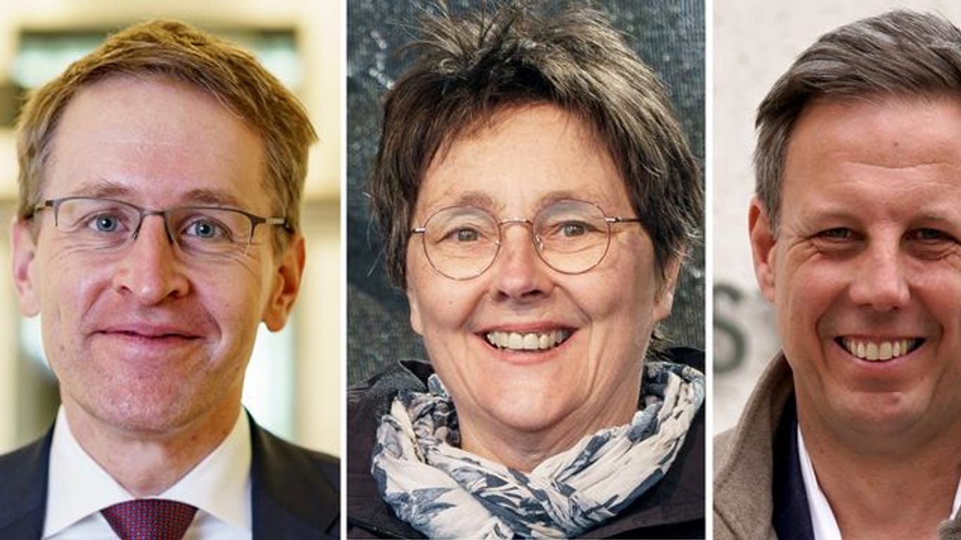Spitzenkandidaten bei Landtagswahl in Schleswig-Holstein