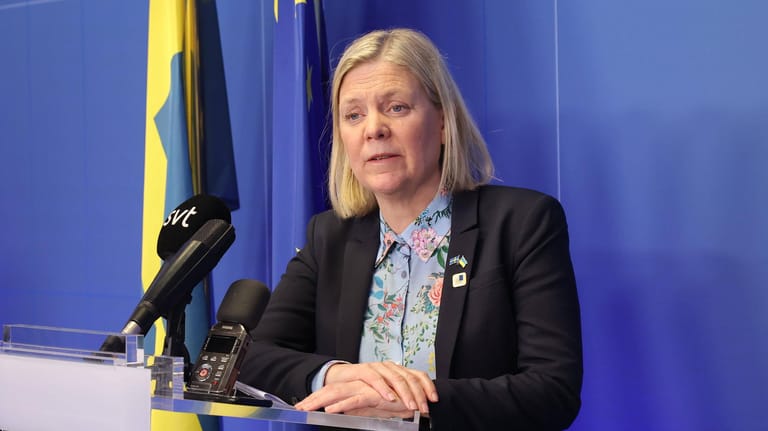 Magdalena Andersson: Die schwedische Ministerpräsidentin musste eigene Fehler eingestehen.
