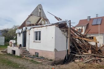 Haus eingestürzt