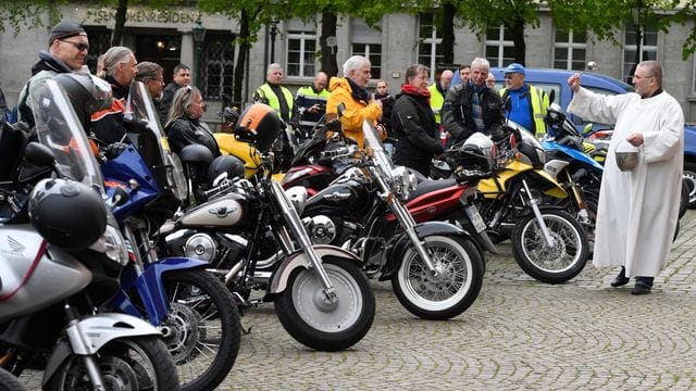 "Blessing of Bikes and Bikers" "Blessing of Bikes and Bikers"