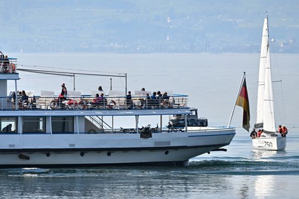 Weiße Flotte auf dem Bodensee