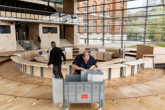 Landtag wird zum Fernsehstudio