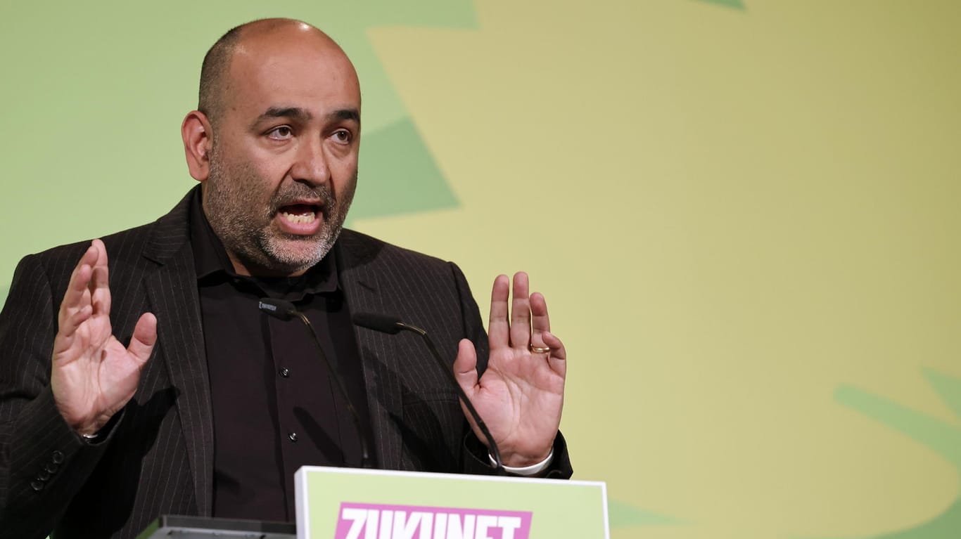 Omid Nouripour: Der Grünen-Vorsitzende betont den Friedenscharakter seiner Partei.