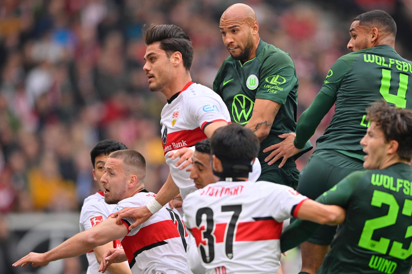 Bundesliga: Der VfB holte spät einen Punkt gegen Wolfsburg.