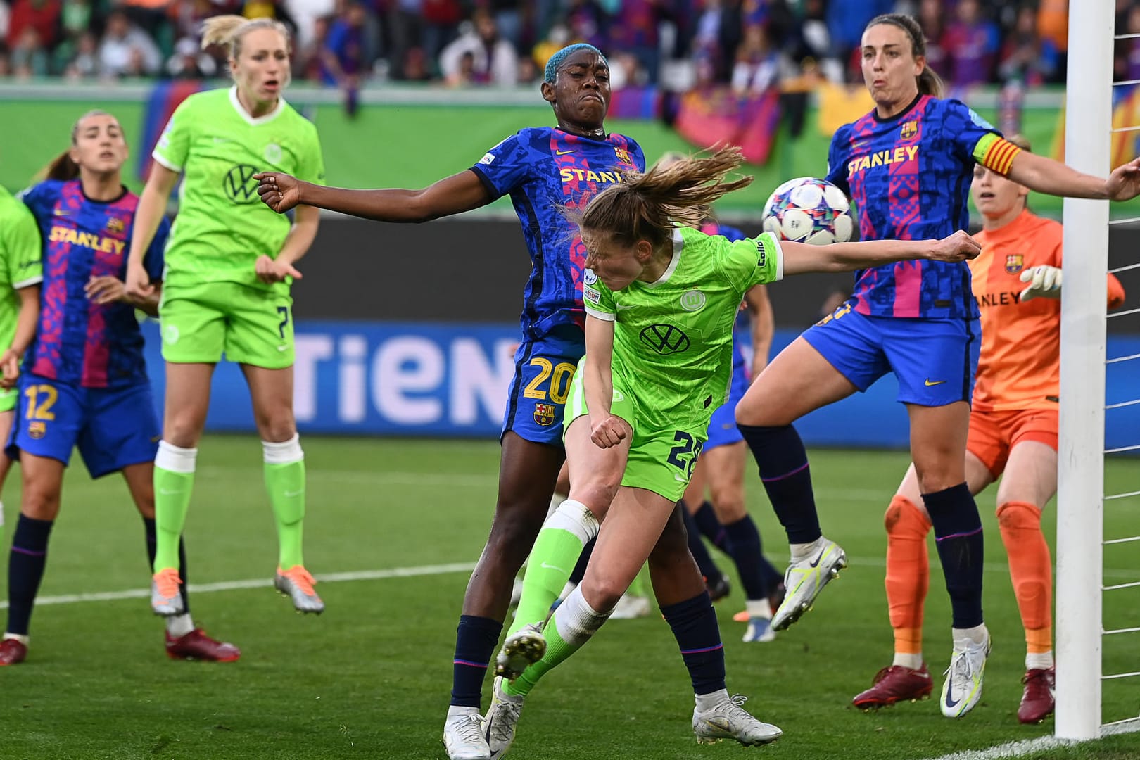 Champions League: Die Frauen des VfL Wolfsburg verpassten das Finale.