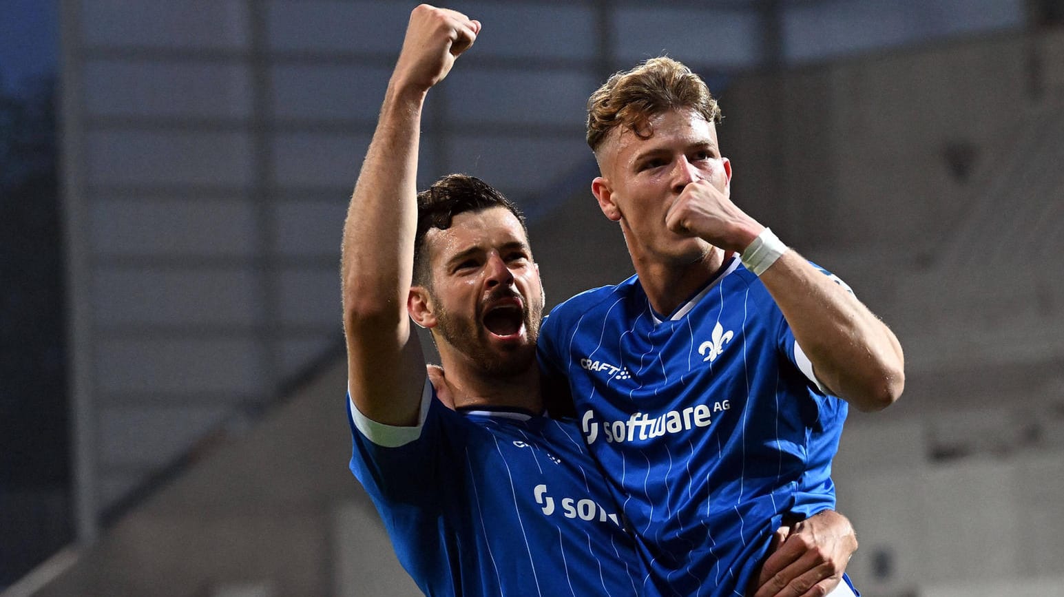 2. Bundesliga: Darmstadt siegte klar gegen Erzgebirge Aue.