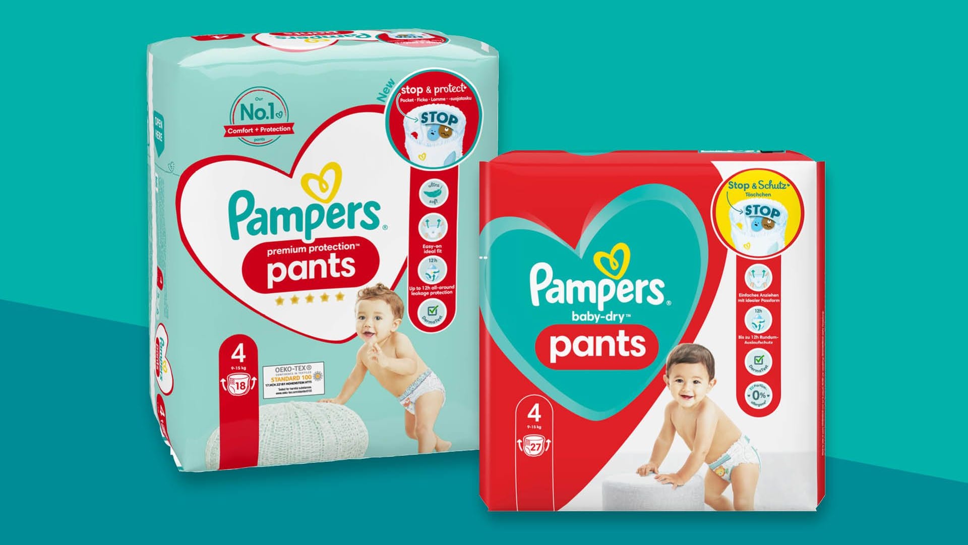 Mit den innovativen Pampers Pants sind Sie bei der nächsten Kakaraschung gut gewappnet.