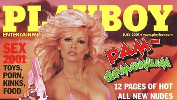 "Playboy"-Cover von 2001: Pamela Anderson zierte häufiger das Titelbild.