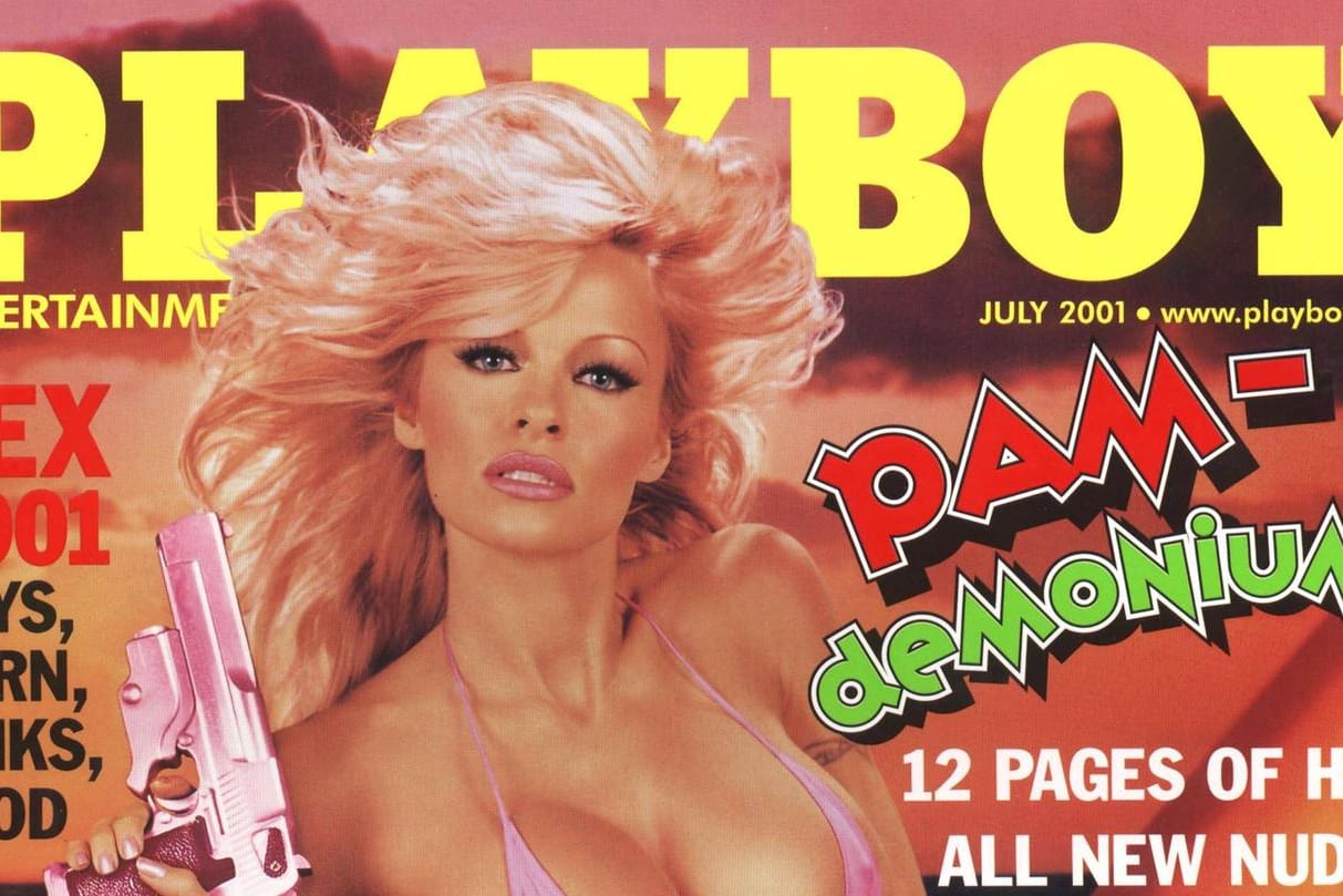 "Playboy"-Cover von 2001: Pamela Anderson zierte häufiger das Titelbild.