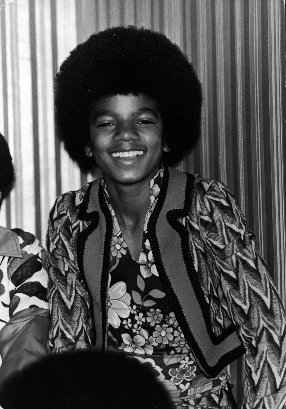 November 1972: Der 14-jährige Michael lächelt hier in einem Hotel in London in die Kamera. Zu dieser Zeit ist die spätere Show-Business-Legende auf Tour mit den Jackson 5.