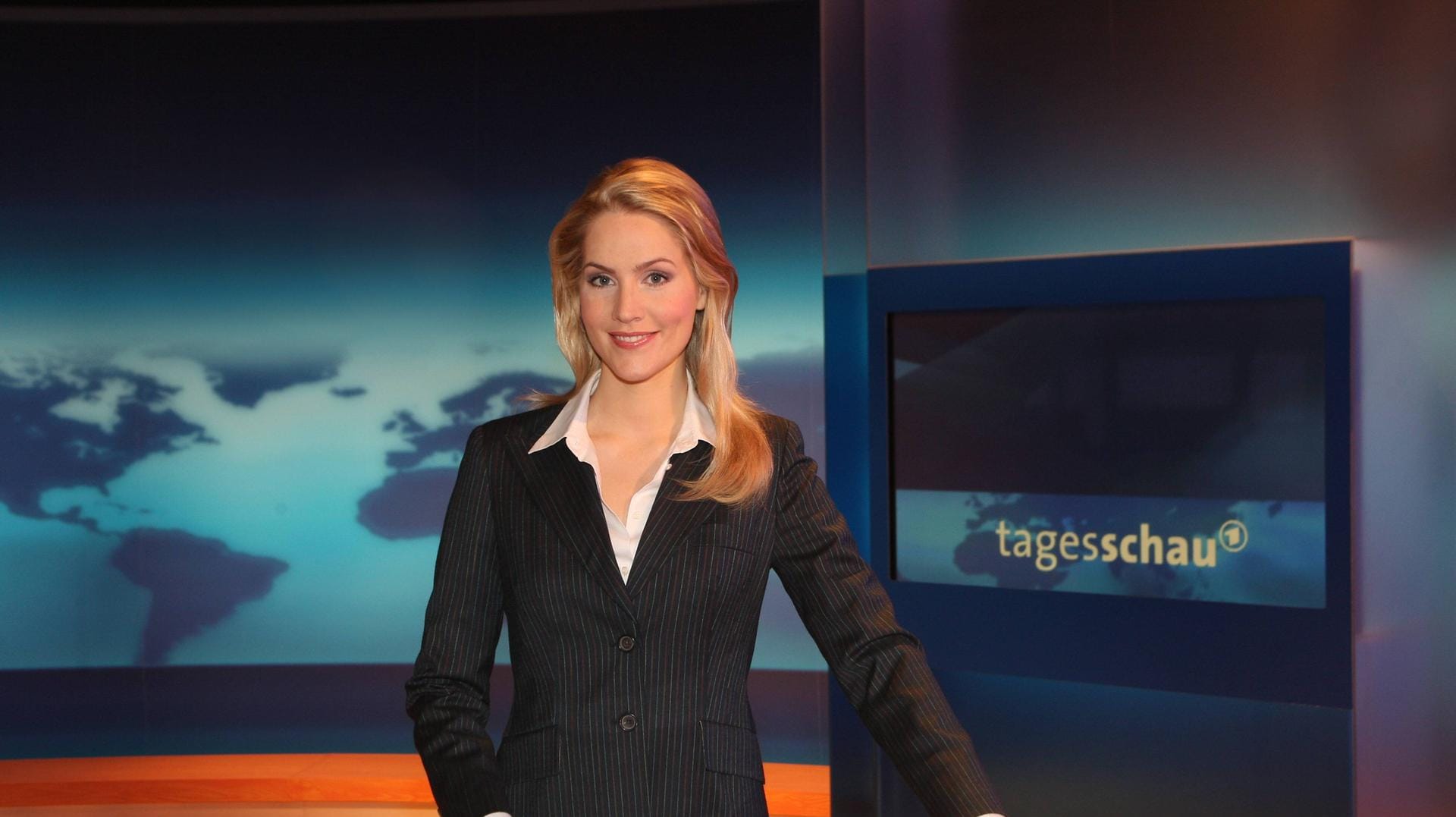 2008: Judith Rakers moderiert zum ersten Mal die Primetime-"Tagesschau".