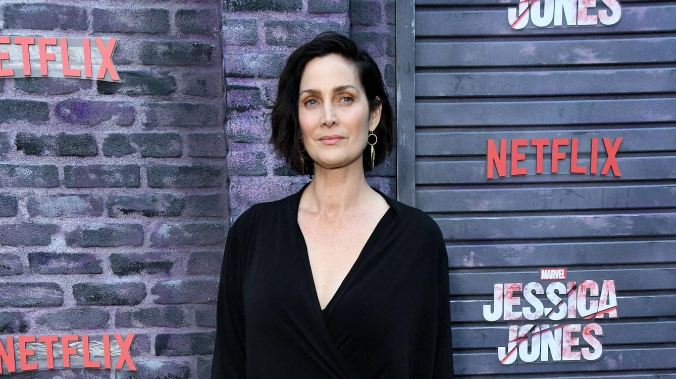 Carrie-Anne Moss im Mai 2019: Sie spielt in der Marvel-Serie "Jessica Jones" mit.