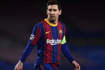 Messi im Trikot des FC Barcelona: Der Vertrag des Argentiniers bei den Katalanen läuft am 30. Juni aus.