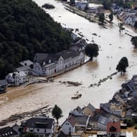 Dernau, Landkreis Ahrweiler: Im Ahrtal sorgten im Sommer 2021 heftige Regenfälle für Überschwemmungen.