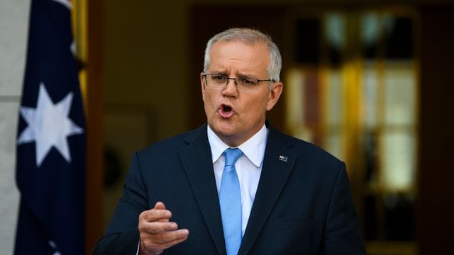 Australiens Premierminister Scott Morrison kündigt Wahlen am 21.