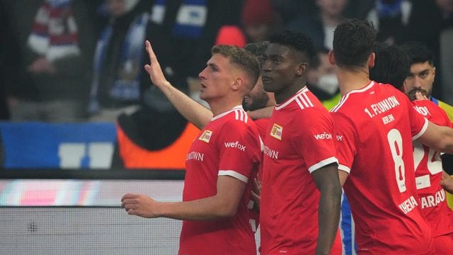 Nach dem dritten Derby-Sieg der Saison will Union Berlin wieder in den europäischen Wettbewerb. Nach dem dritten Derby-Sieg der Saison will Union Berlin wieder in den europäischen Wettbewerb.
