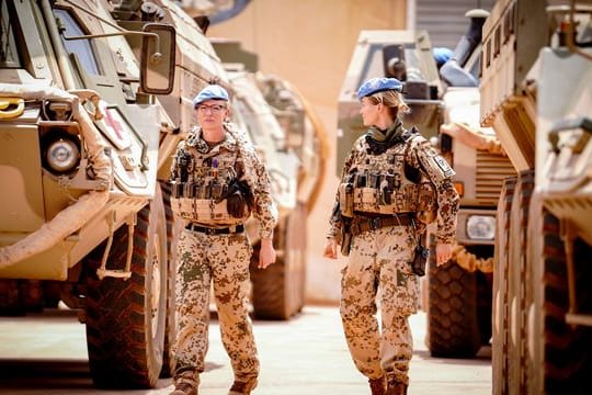 Die Bundeswehr ist in Mali an der UN-Mission Minusma und der EU-Ausbildungsmission EUTM beteiligt.