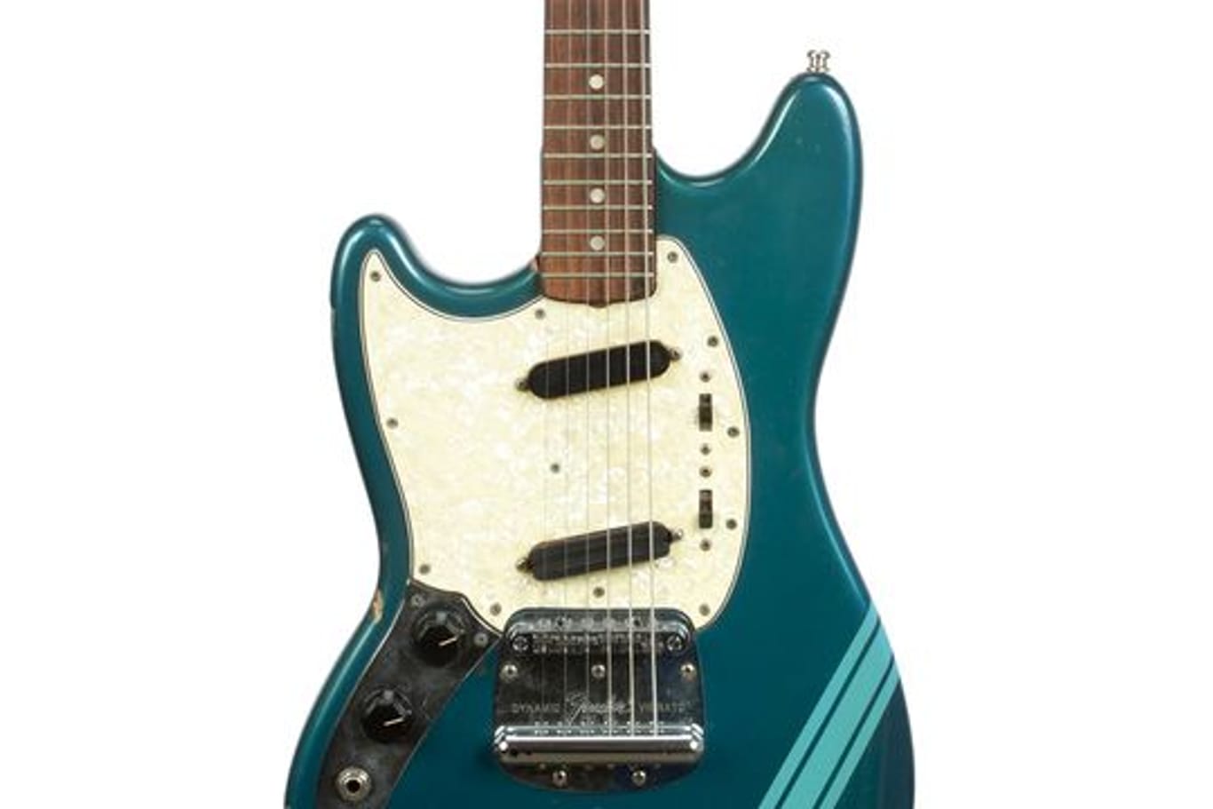 Kurt Cobains Fender Mustang Linkshänder-Gitarre soll versteigert werden.