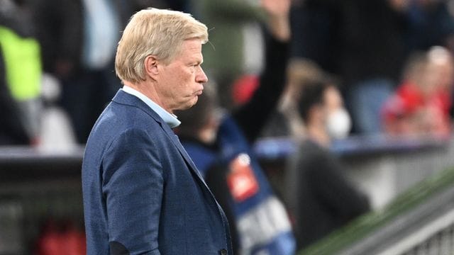 Enttäuschter Blick: Bayern-Vorstandsboss Oliver Kahn.