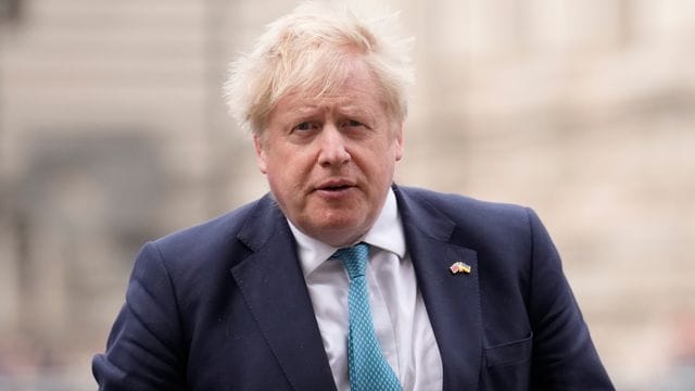 Boris Johnson, Premierminister von Großbritannien, steht wegen "Partygate" unter Druck.