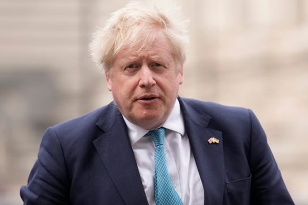 Boris Johnson, Premierminister von Großbritannien, steht wegen "Partygate" unter Druck.
