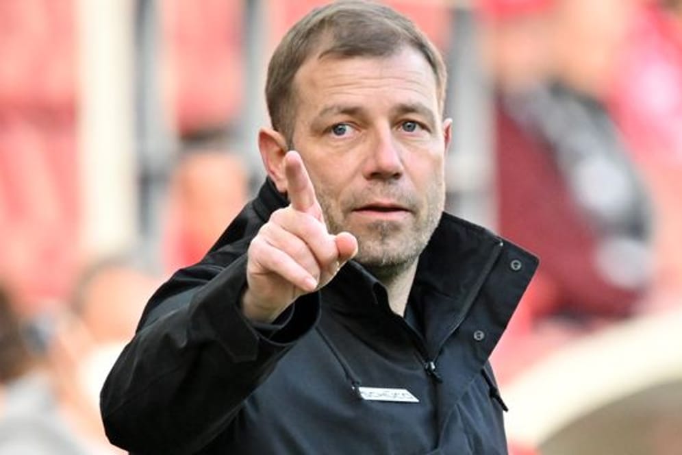 Hofft auf Chancen im Spiel gegen Bayern München, "wenn wir schnell und präzise spielen": Bielefelds Trainer Frank Kramer.