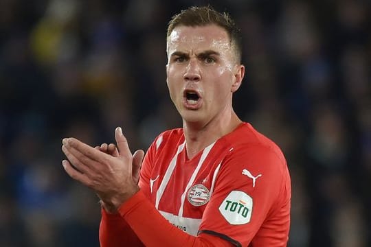 Ist mit PSV Eindhoven in der Conference League ausgeschieden: Mario Götze.