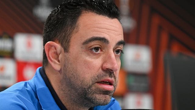 Für Xavi Hernandez und den FC Barcelona war gegen Eintracht Frankfurt in der Europa League Endstation.