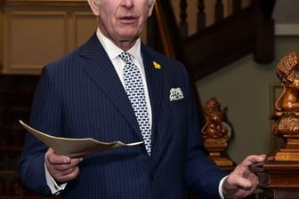 Prinz Charles von Wales, bei einem Empfang für die Unterstützer von "The Powerlist" im Clarence House.