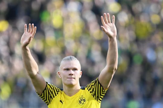 Ist rechtzeitig vor dem Bundesliga-Hit gegen Bayern wieder fit: BVB-Torjäger Erling Haaland.