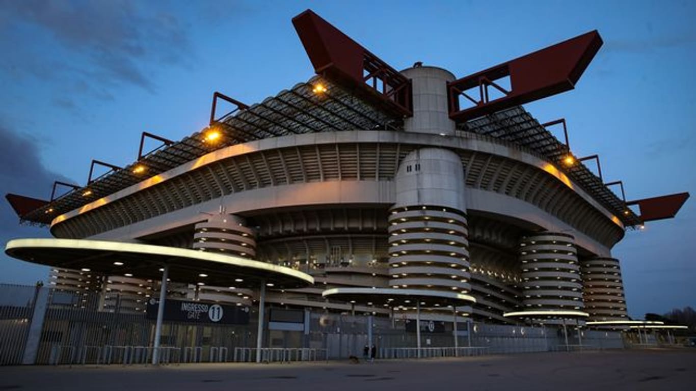Das Stadio Giuseppe Meazza von AC Mailand.