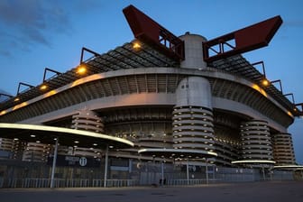 Das Stadio Giuseppe Meazza von AC Mailand.