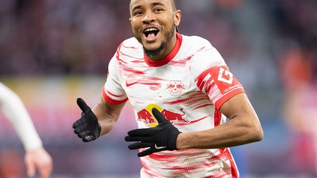 Leipzigs Christopher Nkunku spielt bislang eine sehr starke Saison. Leipzigs Christopher Nkunku spielt bislang eine sehr starke Saison.