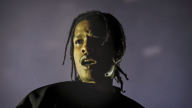 US-Rapper Asap Rocky tritt beim Blockfest-Festival in Finnland auf.