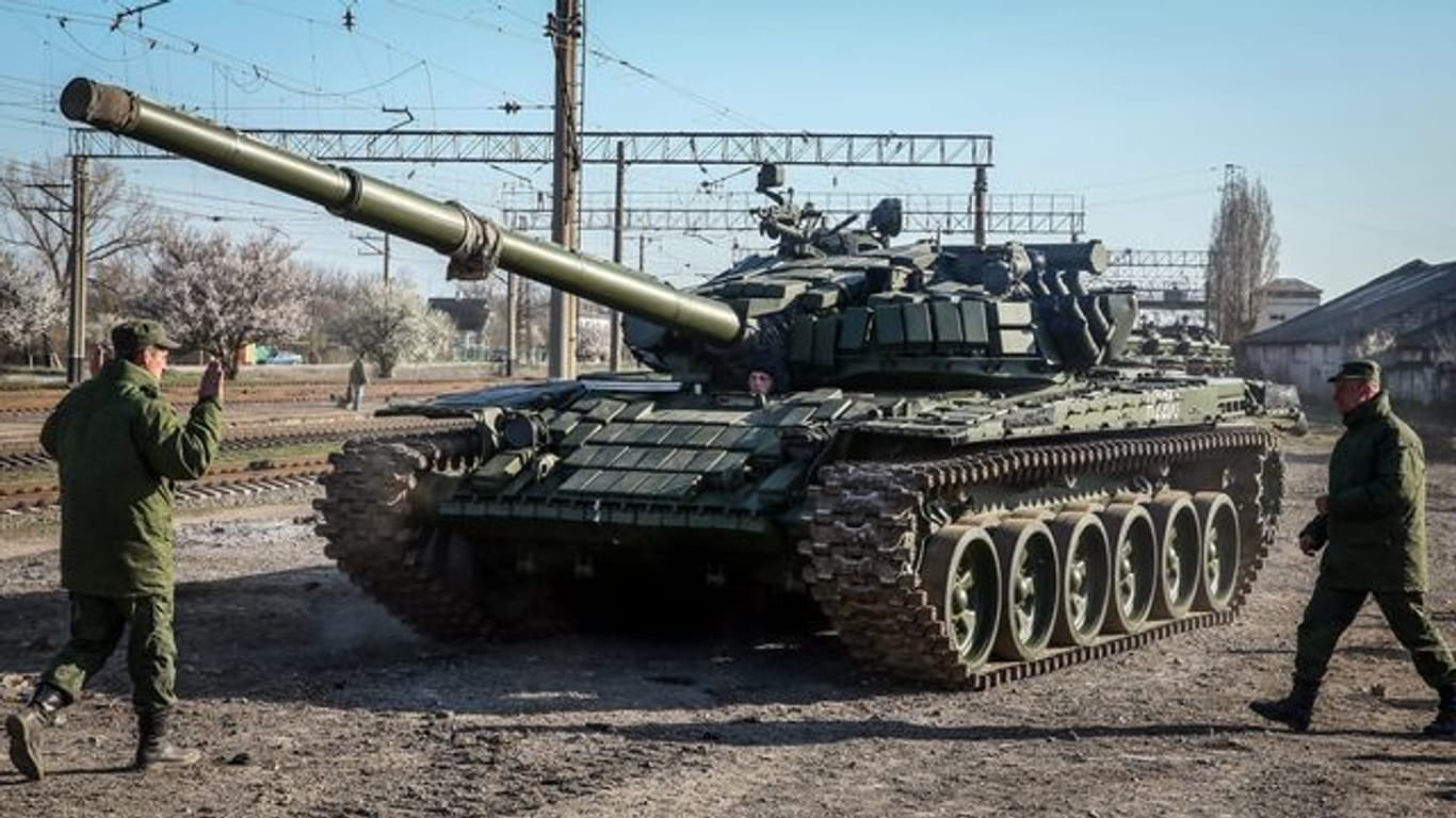 T-72-Panzer der russischen Armee (Archivbild).