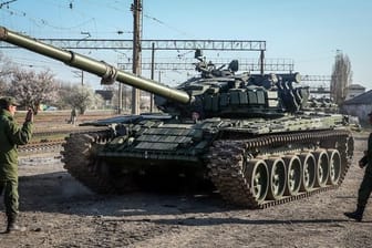 T-72-Panzer der russischen Armee (Archivbild).