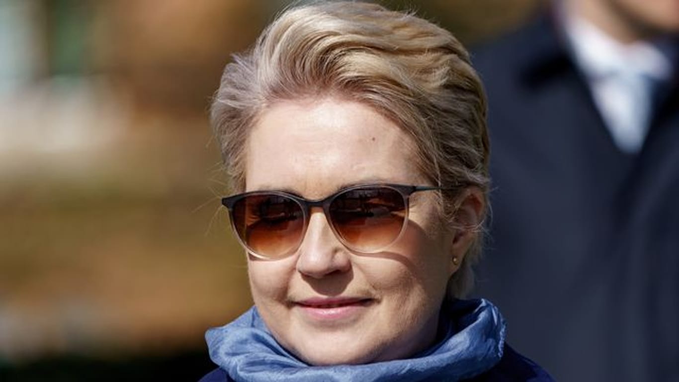Mecklenburg-Vorpommerns Ministerpräsidentin Manuela Schwesig in Kiel.