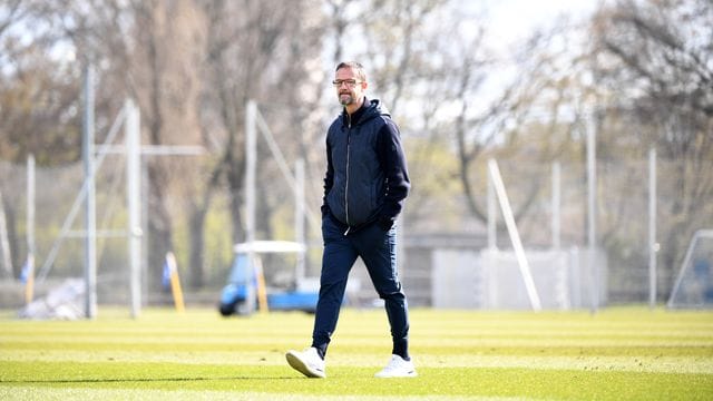 Kündigt für das Profiteam von Hertha einen "großen Umbruch" nach der Saison an: Fredi Bobic. Kündigt für das Profiteam von Hertha einen "großen Umbruch" nach der Saison an: Fredi Bobic.