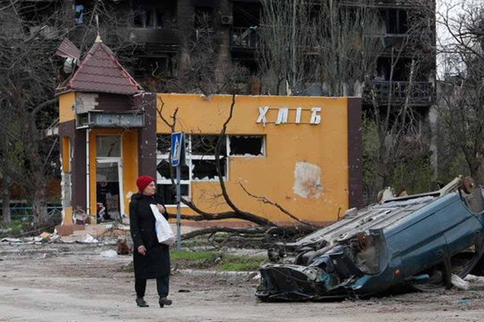 Die südrussische Hafenstadt Mariupol ist vom russischen Angriffskrieg in der Ukraine besonders schlimm betroffen.