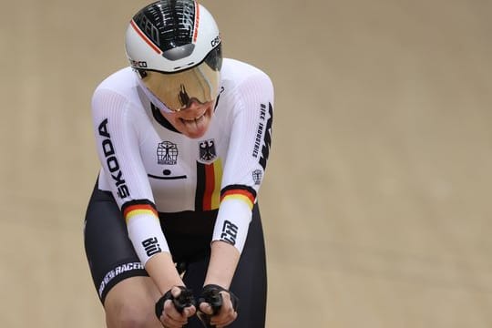 Mieke Kröger holte sich beim Nations Cup in Glasgow den Sieg in der 3000-Meter-Verfolgung.