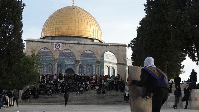 Der Felsendom befindet sich auf dem Tempelberg in Jerusalem.