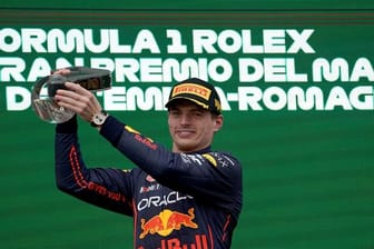 Siegte beim Grand Prix der Emilia-Romagna, weil er sich keine Fehler leistete: Sieger Max Verstappen aus den Niederlanden.
