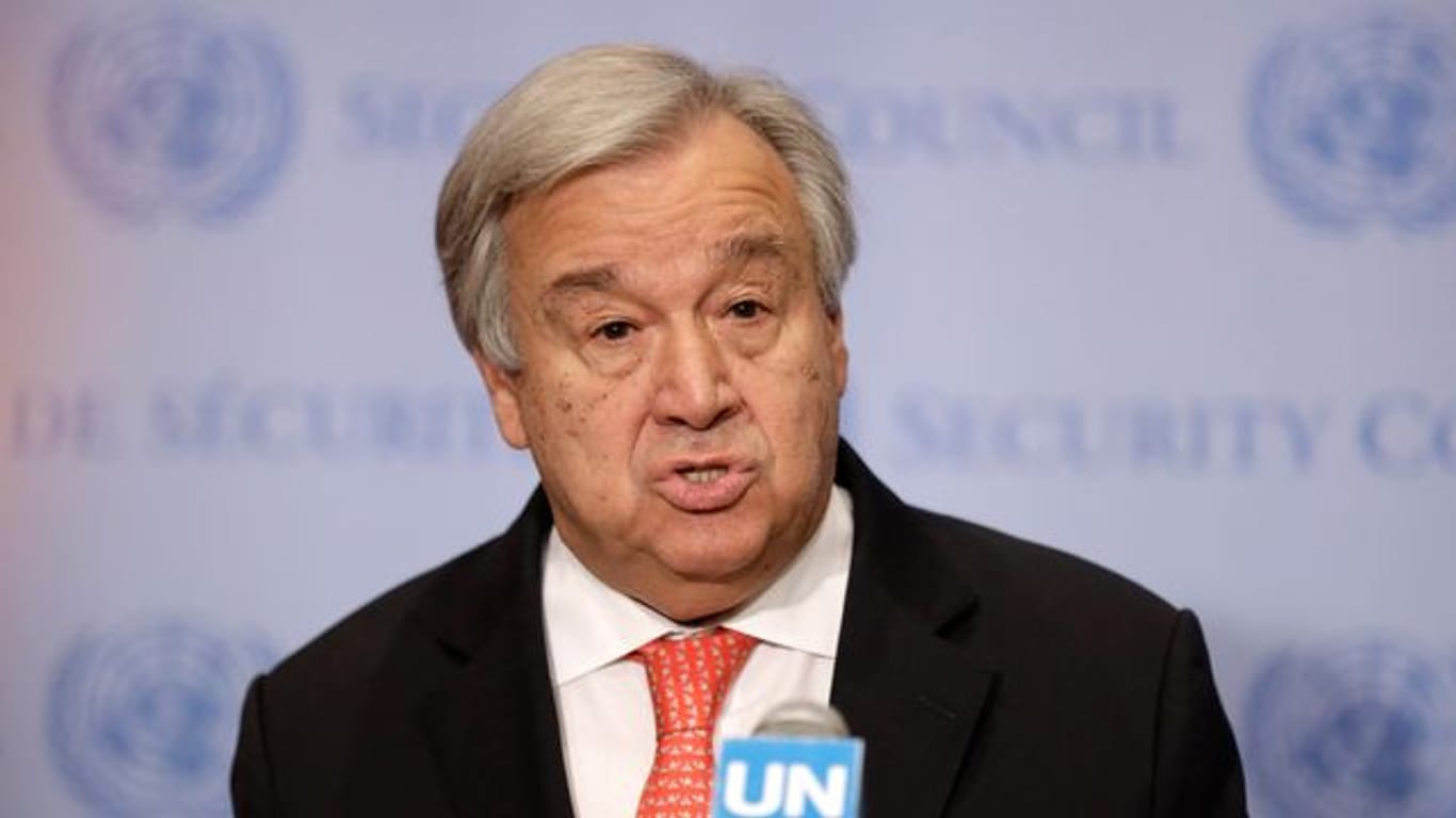 Der Generalsekretär der Vereinten Nationen, Antonio Guterres.